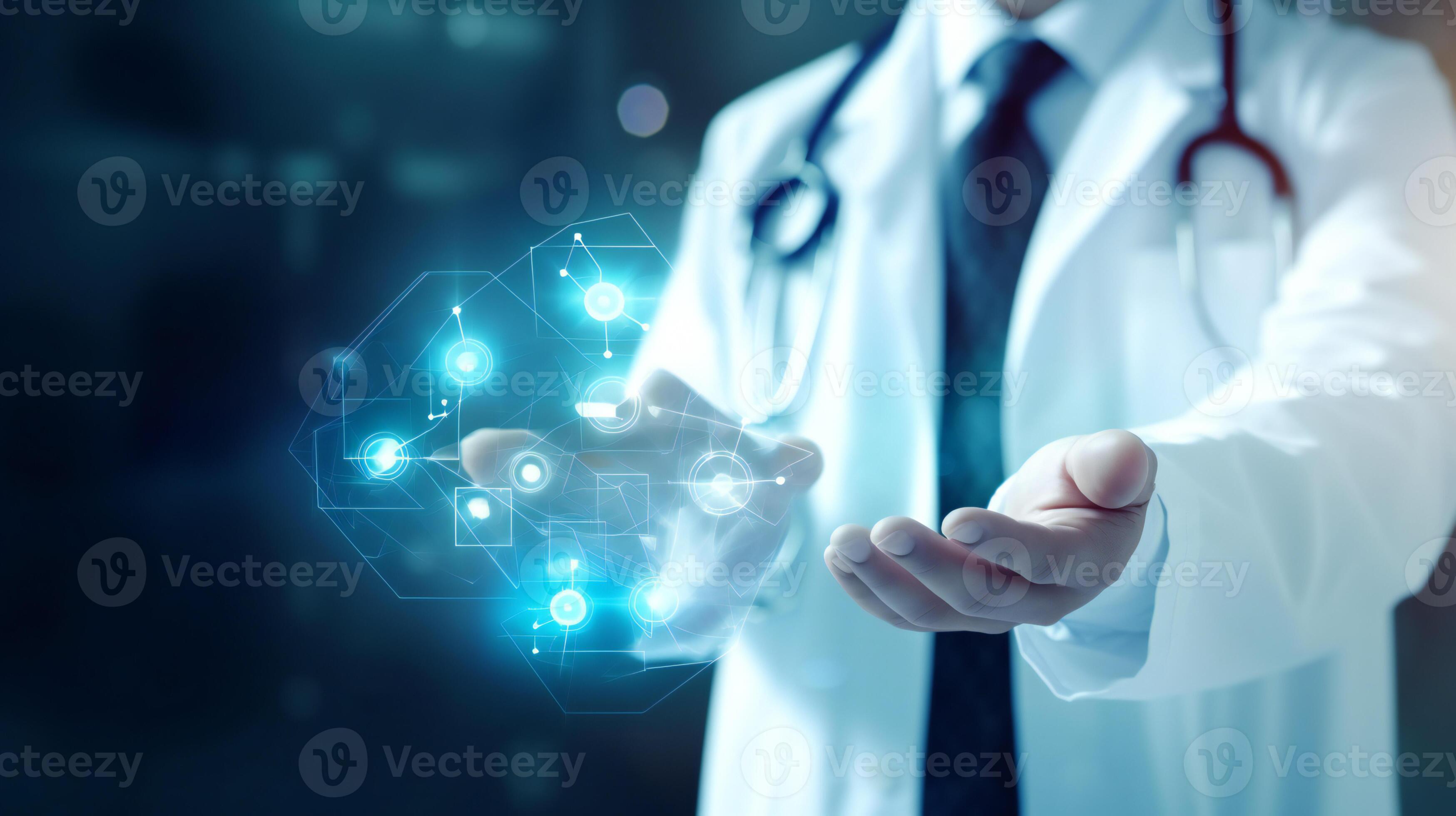 پزشک در محیط دیجیتال آزمایشگاه